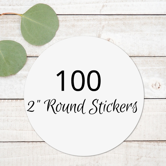 Thank You 2" Round Labels 200 count - Picture 3 of 3